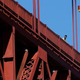 A visitor looks over the railing on the Golden Gate Bridge in San Francisco on March 12, 2014. A reported 46 people jumped to their deaths from the bridge in 2013.
Justin Sullivan/Getty Images